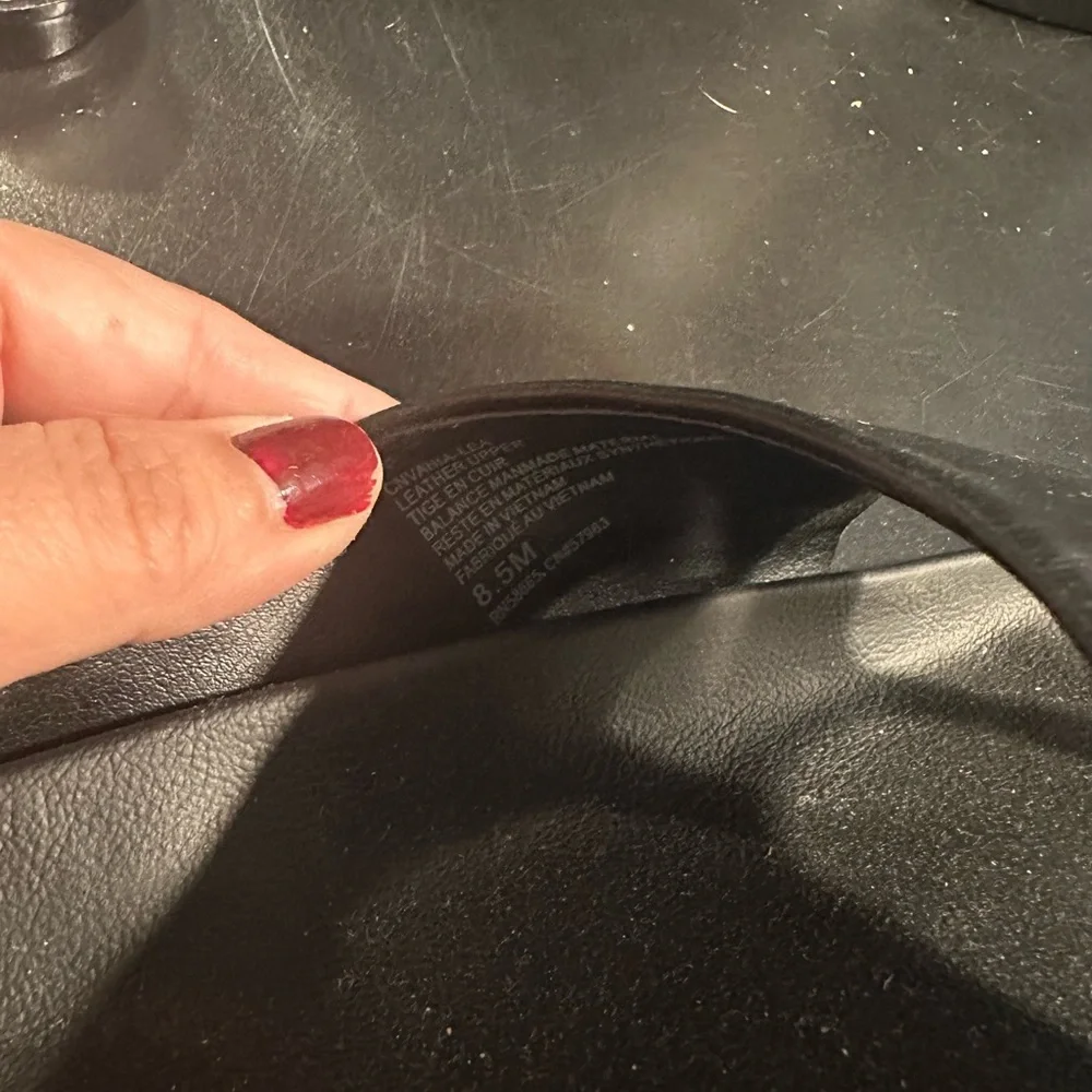 Caslon Black Leather Footwear - Picture 3 of 4